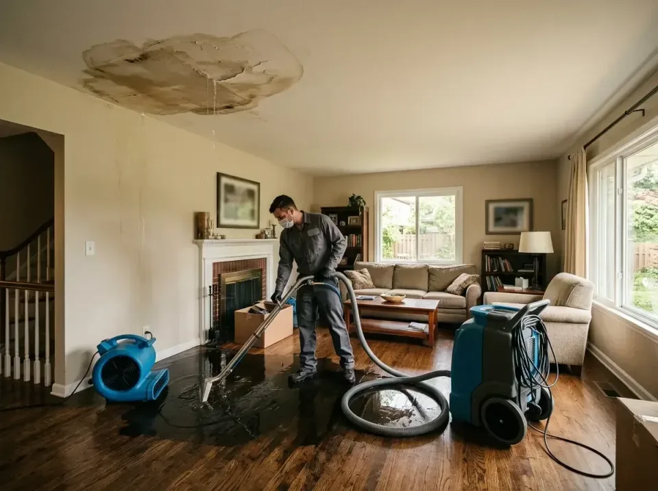 attic-pipe-burst-ceiling-drip-008 — frequently asked questions, Water Damage Restoration & Carpet Care in Morrisville, PA